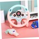 image 7 of Kids Pretend Driving Steering Wheel Toy – Backseat Car Playset with Lights, Sounds & Music, 360° Rotation, Suction Cup Mount