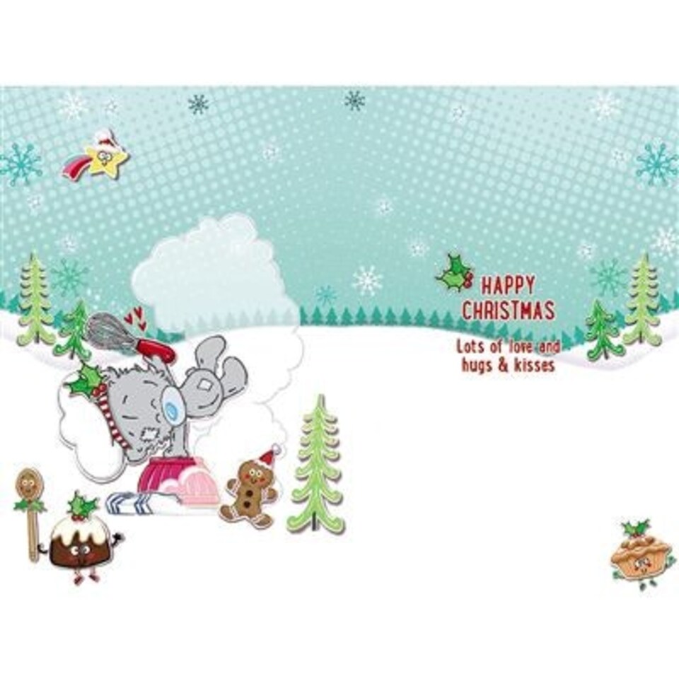 image 1 of Bear Baking Mummy Christmas Card