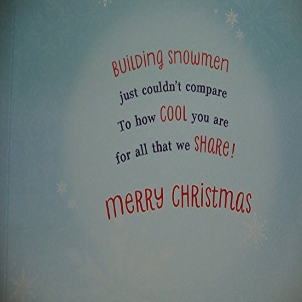 image 1 of For Brother Frozen Olaf Christmas Card