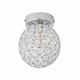 image 1 of ValueLights Ella Chrome Sphere Globe Jewel Flush Ceiling Light | Chrome