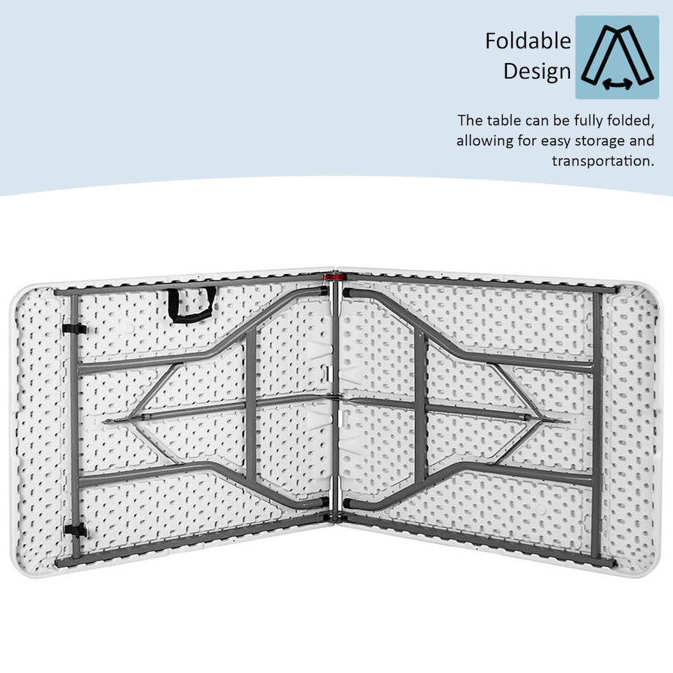 image 1 of Home Vida 5ft Portable Folding Table