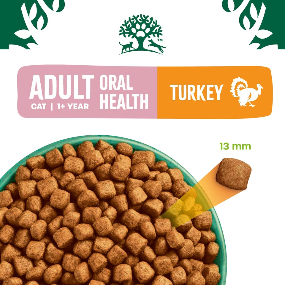 image 1 of James Wellbeloved Turkey/Rice Cat Oral Care 1.5KG