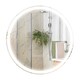 image 1 of kleankin Dimmable Bathroom Mirror with LED Lights, Defogging Film, Silver