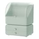 image 1 of Living and Home Desktop Makeup Organizer with Drawers & Lid - Light Green