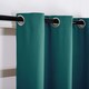 image 5 of Teal Blackout Curtains - Eyelet Thermal Curtain  - 46 x 72 Inch Drop - 2 Panel | Blue | One Size