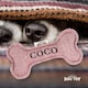 image 2 of History & Heraldry Pre-Personalised Squeaky Bone Dog Toy - Coco