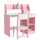 image 9 of ZONEKIZ Kids Desk and Chair Set with Storage, for Ages 5-8 Years 