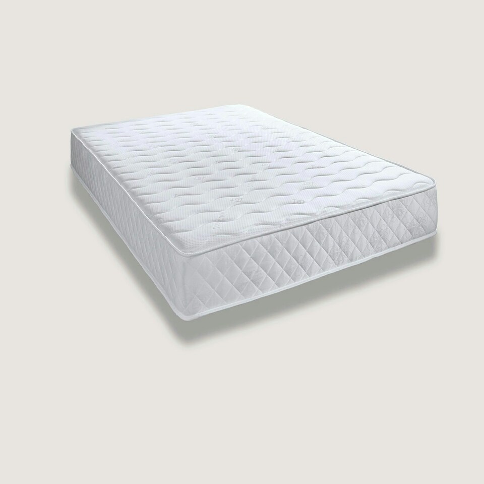 image 1 of Diamond Wave Innerspring Mattress - 9" Deep, Medium Comfort White | Single