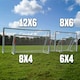 image 2 of Football Flick Urban Match Football Goal 8 X 4