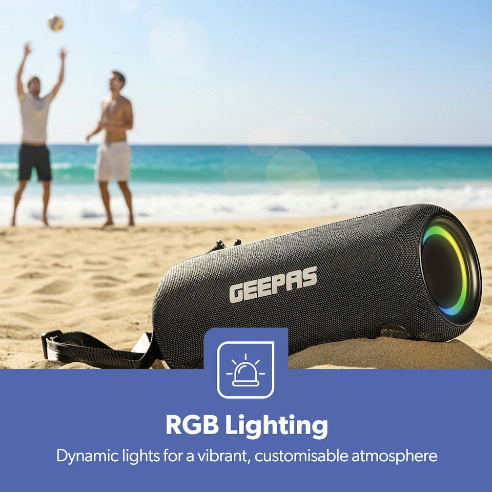 image 1 of GEEPAS Waterproof Bluetooth Speaker | Portable Wireless Speaker