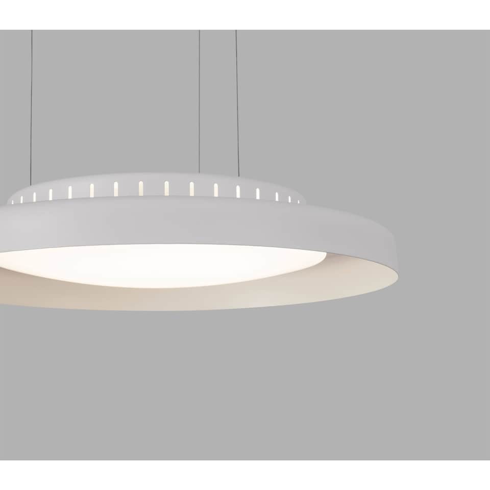 image 1 of Dolme LED Round Ceiling Pendant Light White