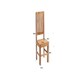 image 3 of Toko Light Mango Slat Back Chair (Set of 2) - Solid Mango Wood - L46 x W45 x H109 cm Brown