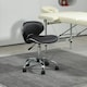 image 2 of HOMCOM Office Chair Beauty Salon Rolling Technician Stool Chair Grey