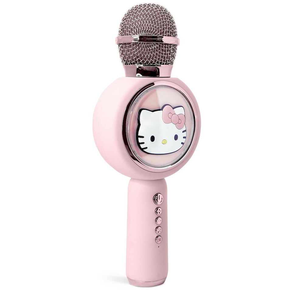 image 1 of Hello Kitty Karaoke Microphone and Wireless Speaker with LED Lights