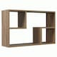 image 1 of Modular Wall Mounted Shelf Unit Brown | Unit Colour: Oak