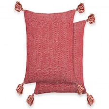 Hartley Cushion Cover 43cm x 43cm Red | Red | Red