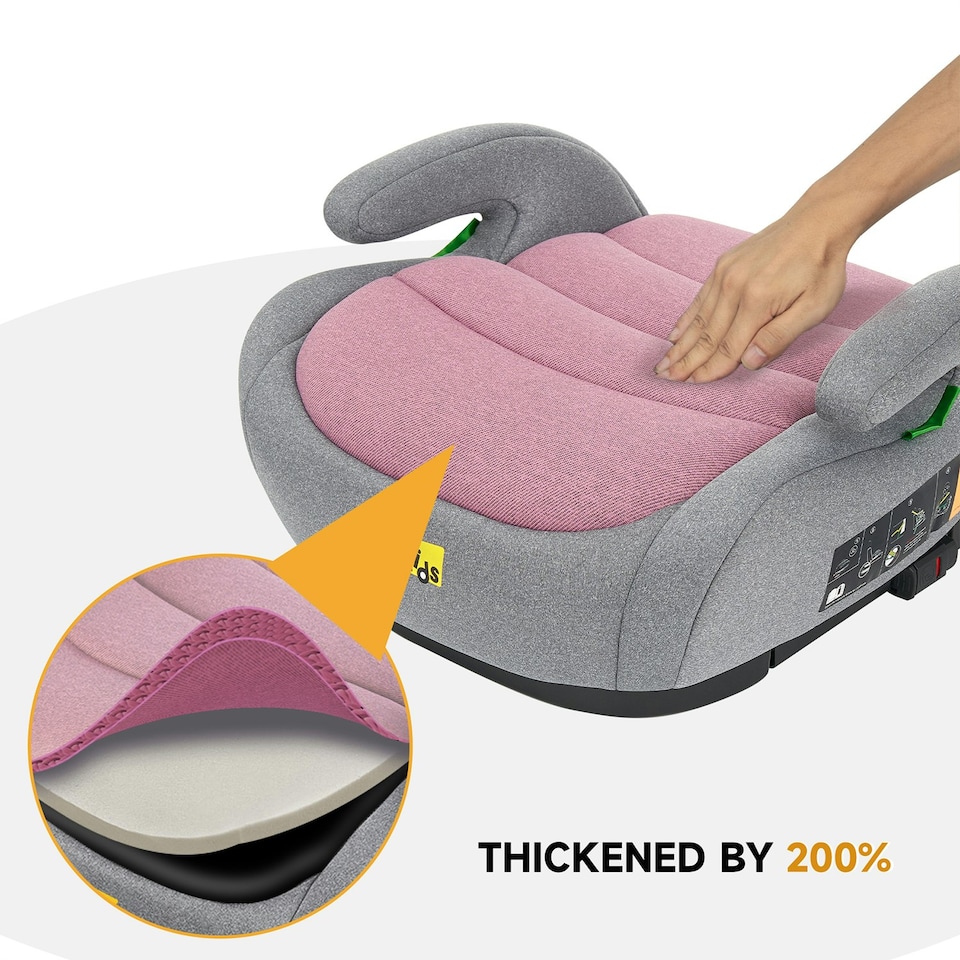 image 1 of JoviKids Ohho Isofix Booster Seat Pink