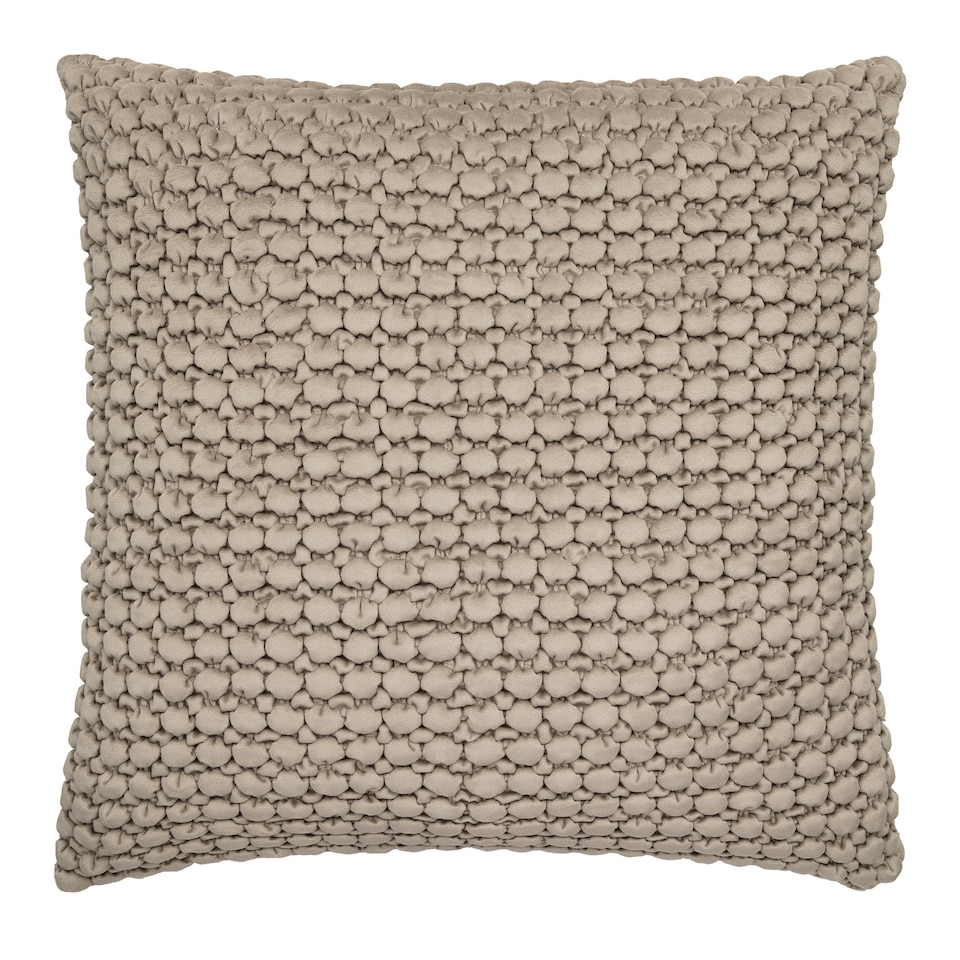image 1 of Appletree Bobble Filled Cushion Natural