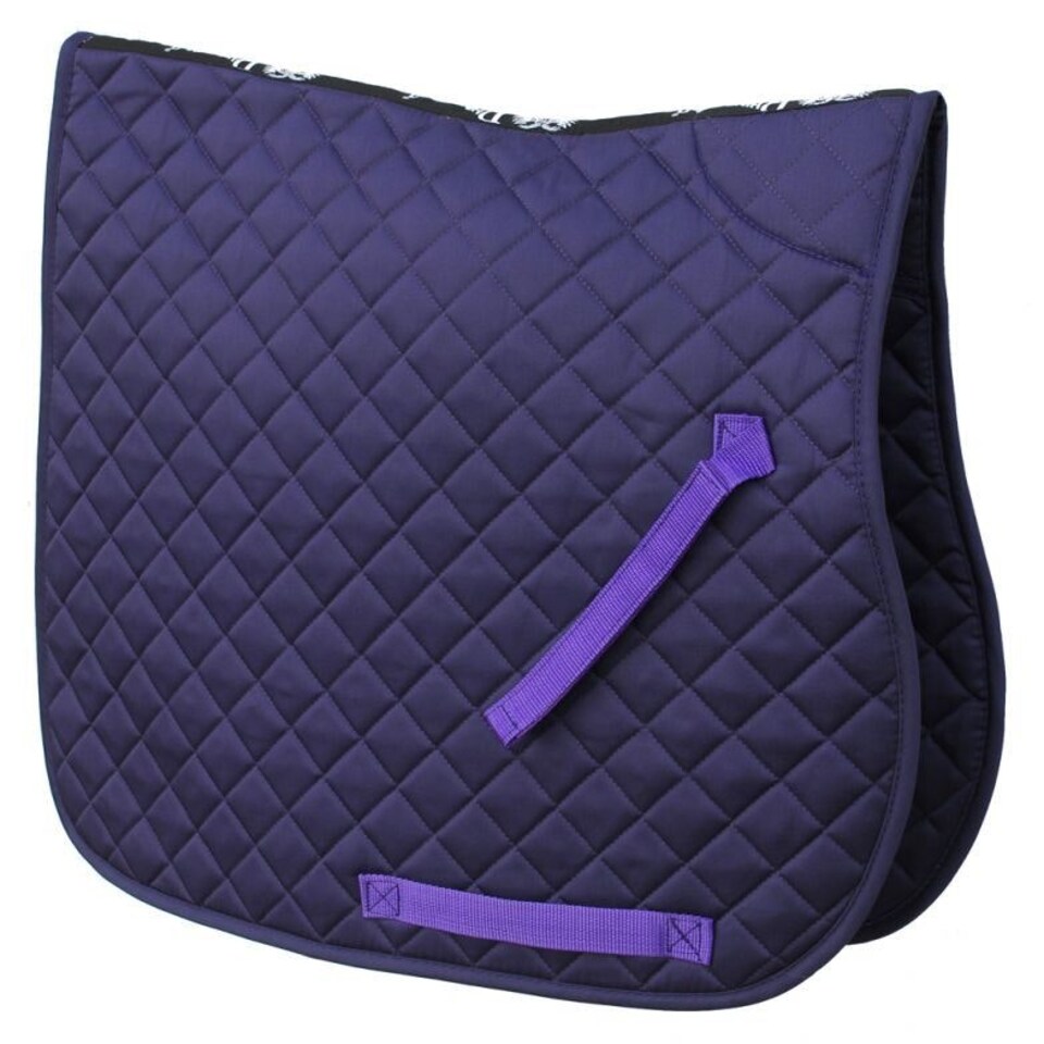 image 1 of Rhinegold Cotton Quilted Saddle Cloth Black | Size: Pony
Colour: Black