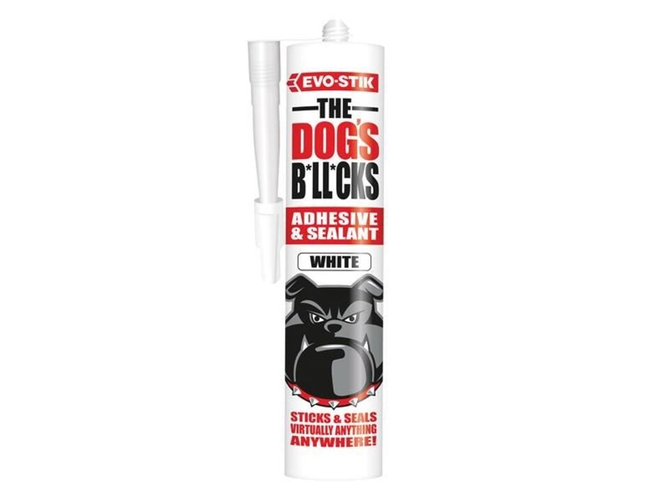 EVO-STIK - The Dog's Multipurpose Adhesive & Sealant  White 290ml