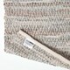 image 5 of Homescapes Grey Real Leather Handwoven Diamond Pattern Hall Runner - 66 x 200 cm Grey | 66 x 200 cm