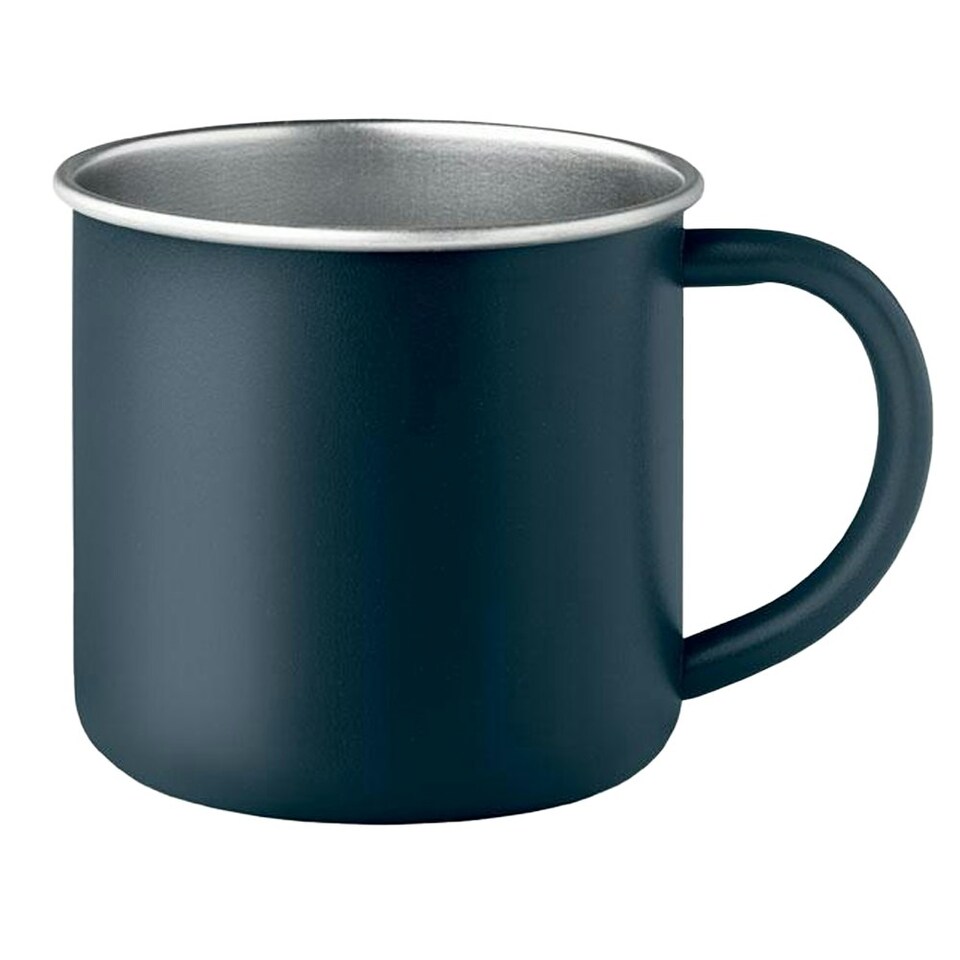 image 1 of MidOcean Caribu Recycled Stainless Steel 300ml Mug - French Navy - One Size
