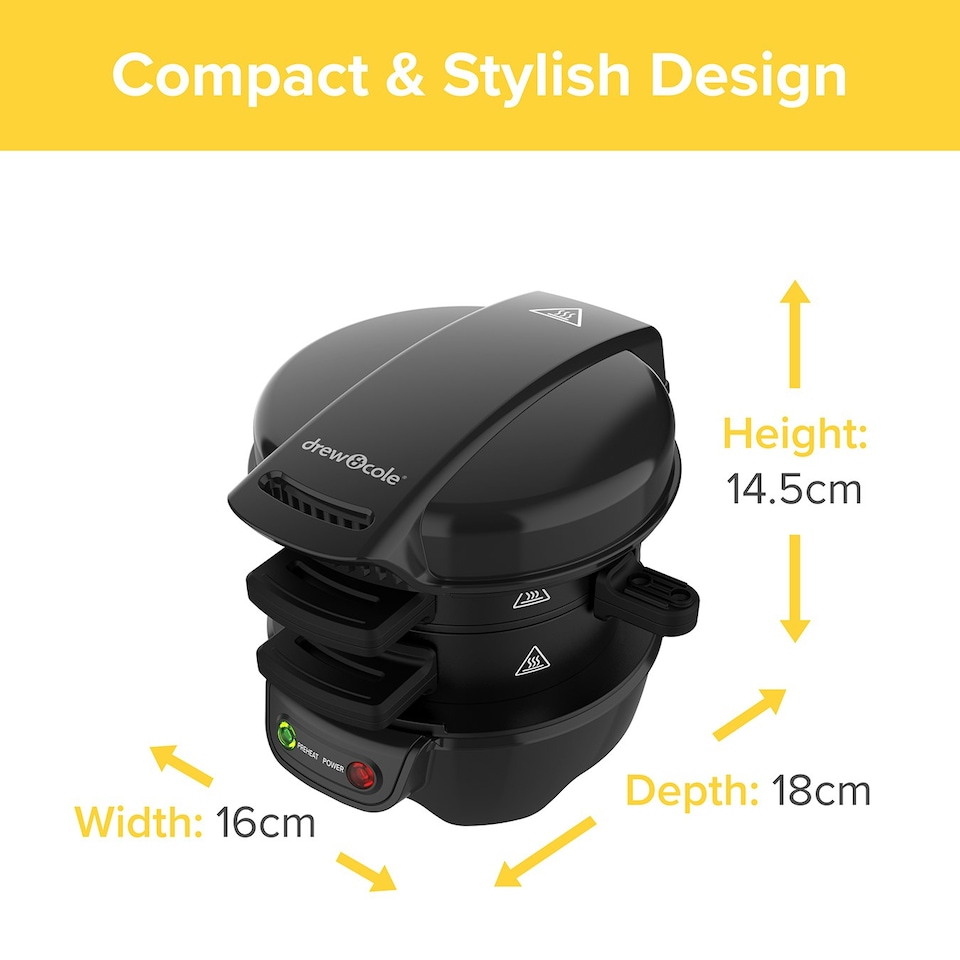 image 1 of Breakfast Sandwich Maker by Drew&Cole