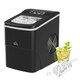 image 1 of HOMCOM Ice Maker 12kg/24H Production with Scoop Basket for Home Office Black