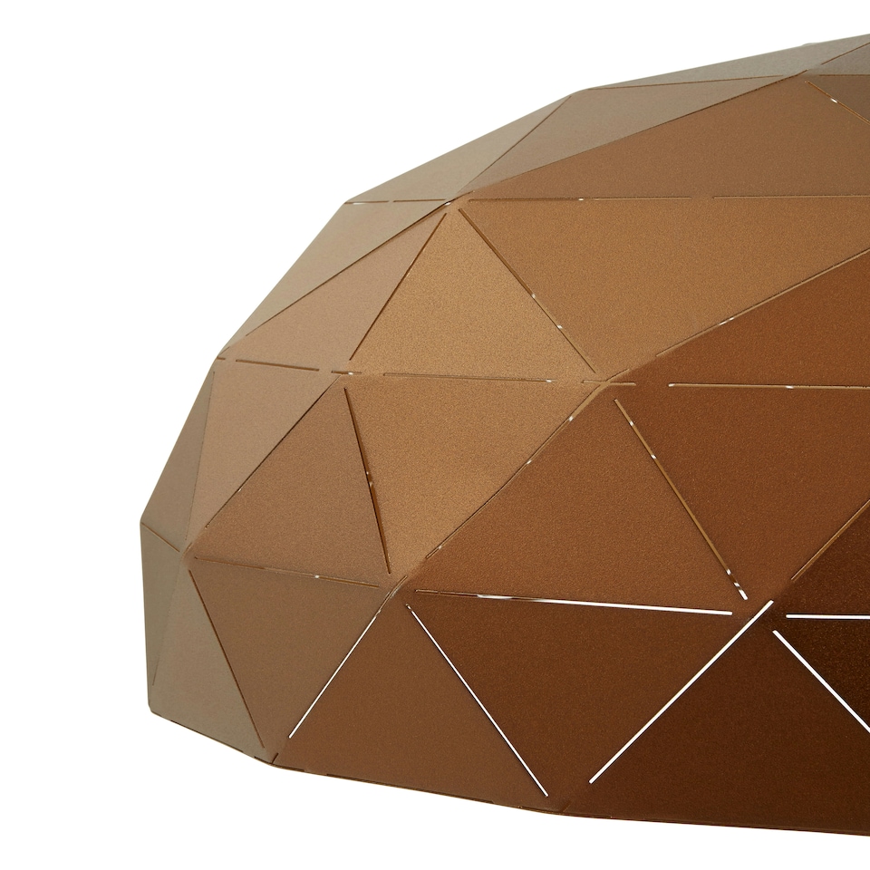 image 1 of Interiors by Premier Medium Coffee Dome Pendant Light