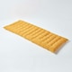 image 1 of Homescapes Mustard Bench Cushion, Two Seater Yellow