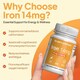 image 2 of Iron 14mg - 120 Tablets