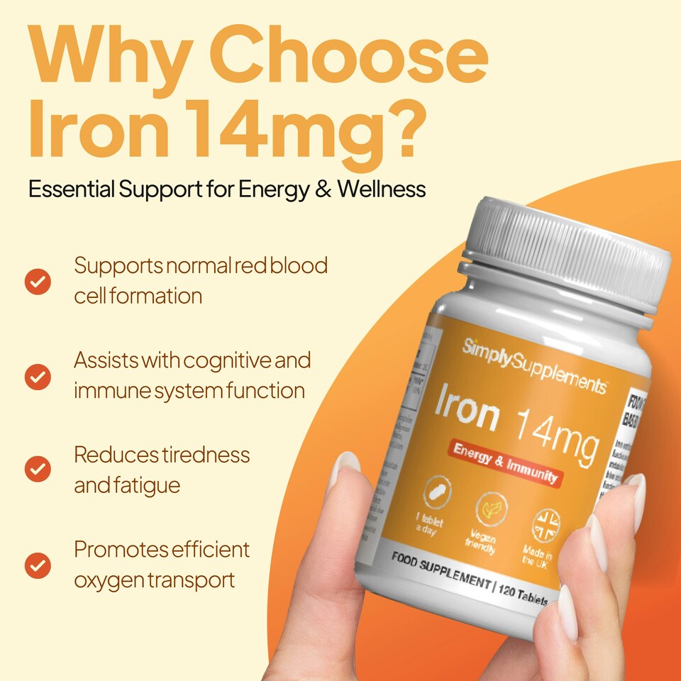 image 1 of Iron 14mg - 120 Tablets