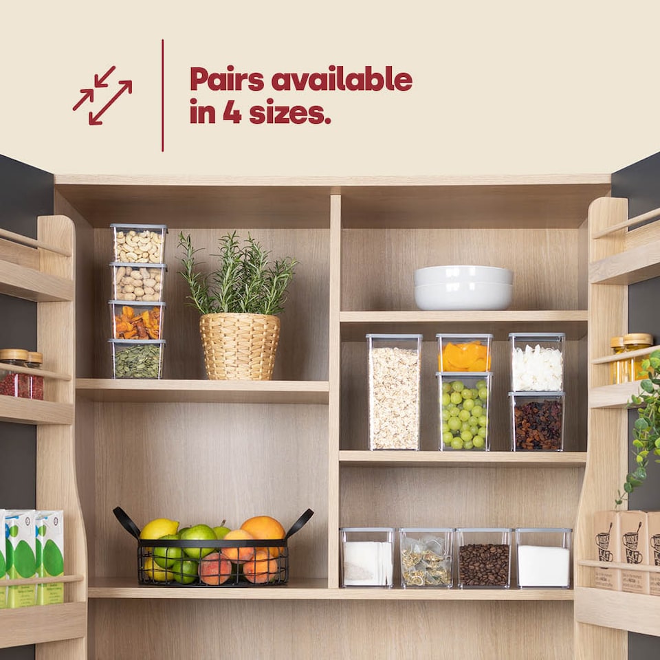 image 1 of Airtight Pantry Medium Containers Set of 2