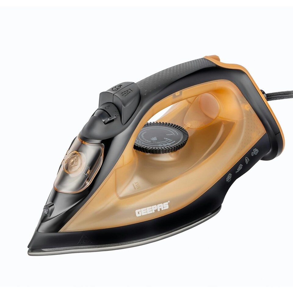 image 1 of GEEPAS Steam Iron 1800W, Gold
