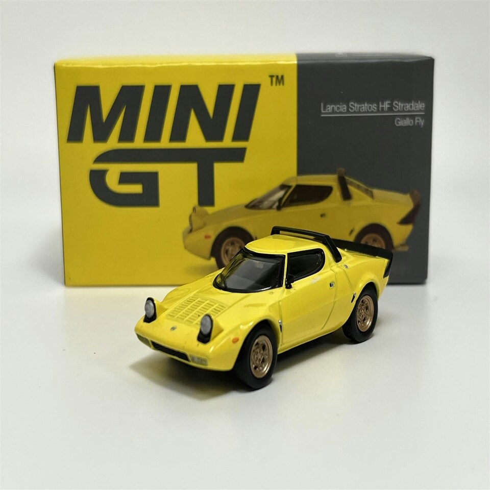 image 1 of Lancia Stratos HF Stradale Giallo Fly LHD 1:64 Mini GT MGT0077L