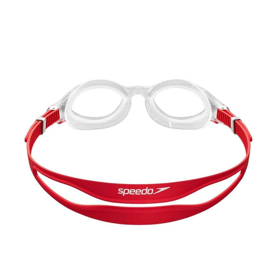 image 1 of Speedo Unisex Adult 2.0 Biofuse Swimming Goggles - Clear/Red - One Size