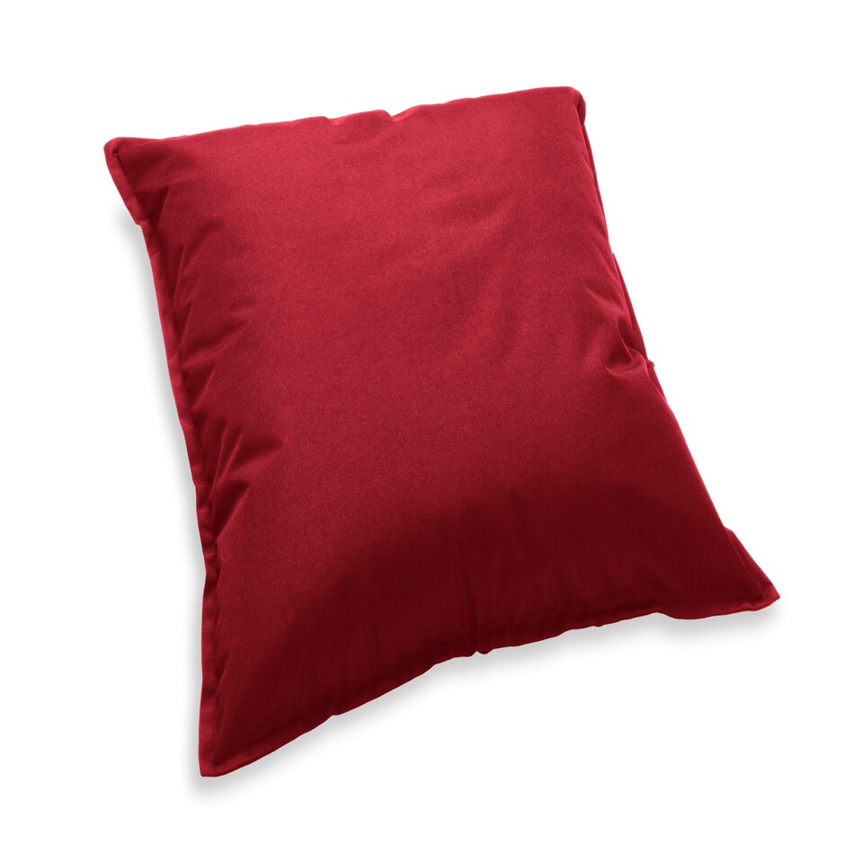 image 1 of Waterproof Outdoor Garden Cushion Covers Patio Cushion Cover Cases Square Pack Of 4 45cm X 45cm Red