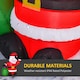 image 9 of HOMCOM 4ft Inflatable Christmas Santa Claus LED Lighted Yard Holiday for Lawn