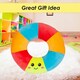 image 8 of Swimring Soft Toy Cute Plushie Huggable Cuddly Stuffed Toy 27cm Multi