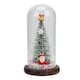 image 1 of Living and Home LED Glass Dome Christmas Tree Santa Claus for Decor