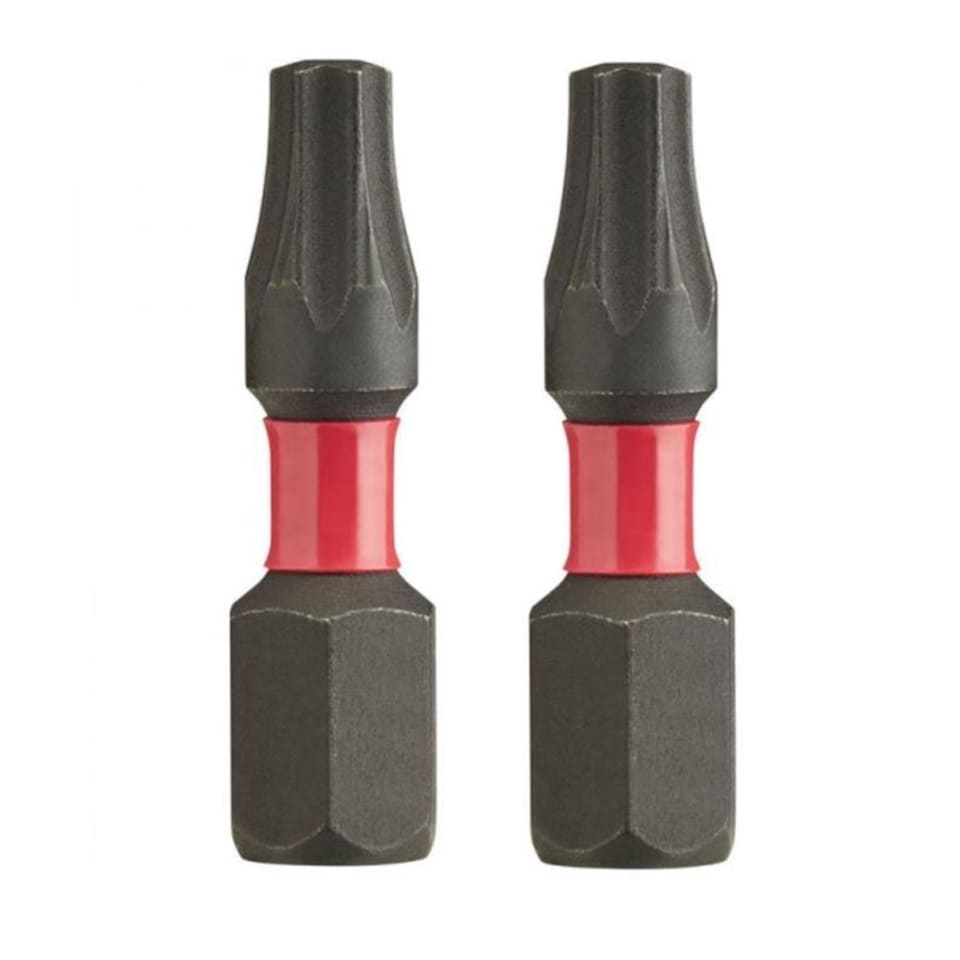 Milwaukee - SHOCKWAVE IMPACT DUTY Screwdriver Bits TX25 25mm - 2 Piece