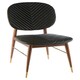 image 4 of Interiors By Premier Upholstered Dining Chair, Durable Dining Chair For Breakfast, Practical Leather Chair For Dining Room Black