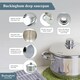 image 3 of Buckingham Deep Saucepan Stainless Steel 20 cm / 3.8 Litre Silver
