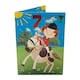 image 2 of Age 7 Juvenile Girl Riding a Horse Birthday Card