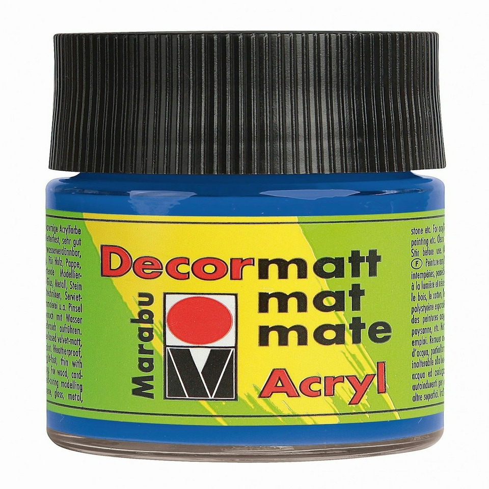 MARABU DECORMATT ARCYL 50ML MEDIUM BLUE Multi