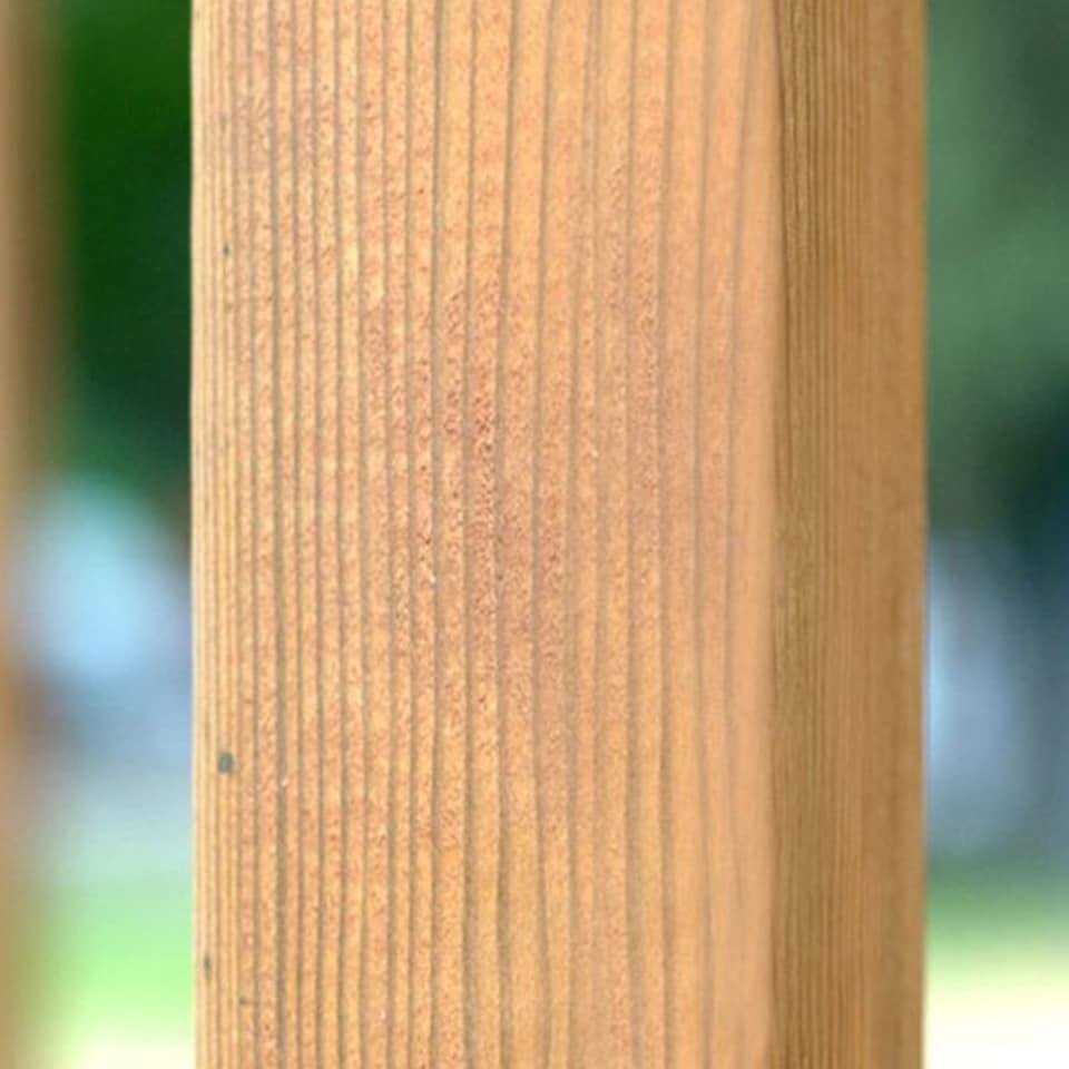 image 1 of Primrose Square 240cm Fence Post Planed and Chamfered Pressure Treated 70mm x 70mm