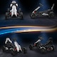image 6 of HOMCOM 12V Electric Go Kart w/ Forward Reversing 2 Speeds for 3-8 Yrs White