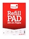 image 1 of 160 Page A4 Red Refill Pad (210x297mm)