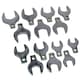 image 3 of Large Crowfoot Crowfeet Spanners Wrenches Metric Sizes 27 - 50mm 14pc