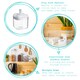 image 2 of Argon Tableware Flip Lock Plastic Food Storage Containers - 500ml - White - Pack of 3